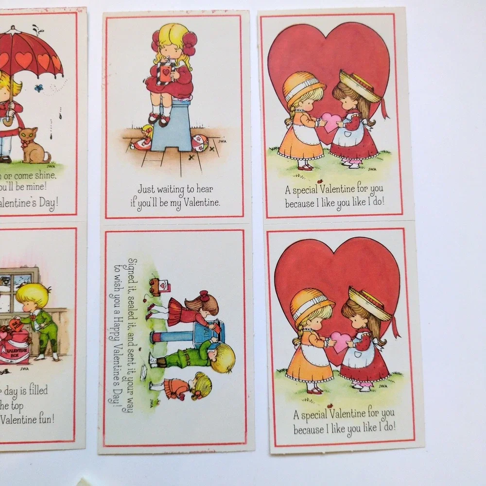 Vintage 1978‎ Hallmark Classroom Valentine's Day Cards - Joan Walsh Anglund Art
